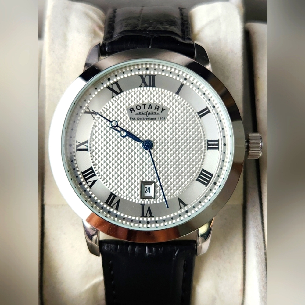 NWT ROTARY MEN'S WATCH